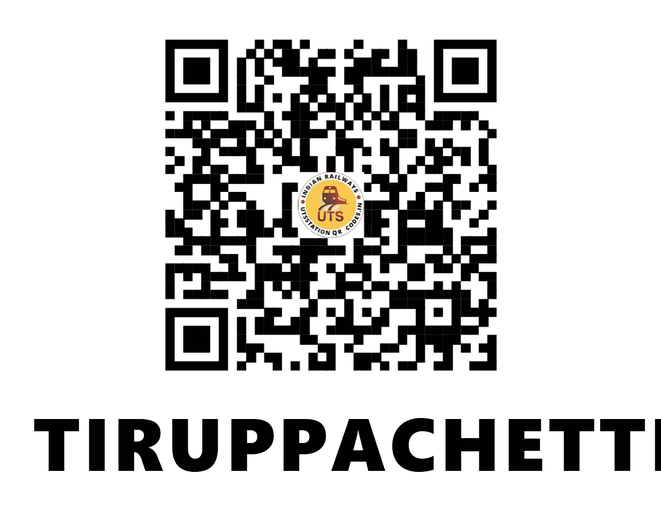 UTS QR Code for TIRUPPACHETTI - TPC (SR - TAMIL NADU)